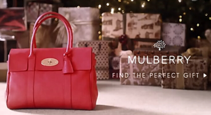 Mulberry 皮包圣誕視頻廣告-上海廣告策劃公司分享