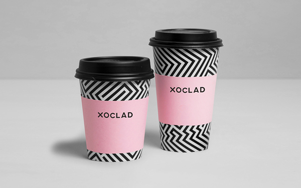 Xoclad巧克力糖果飲品店品牌形象識別設計和產品包裝設計11 飲料杯設計 Xoclad巧克力糖果飲品店品牌形象識別設計和產品包裝設計11 飲料杯設計