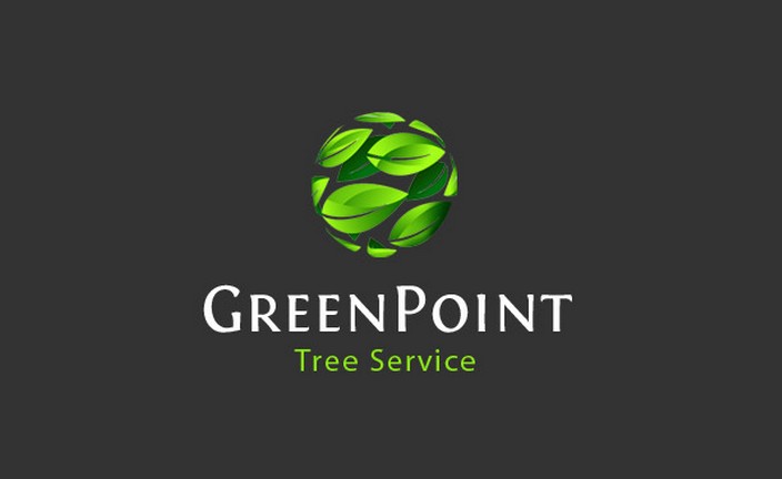 GreenPoint 綠點景觀綠化服務(wù)公司標(biāo)志設(shè)計2-尚略廣告標(biāo)志設(shè)計公司