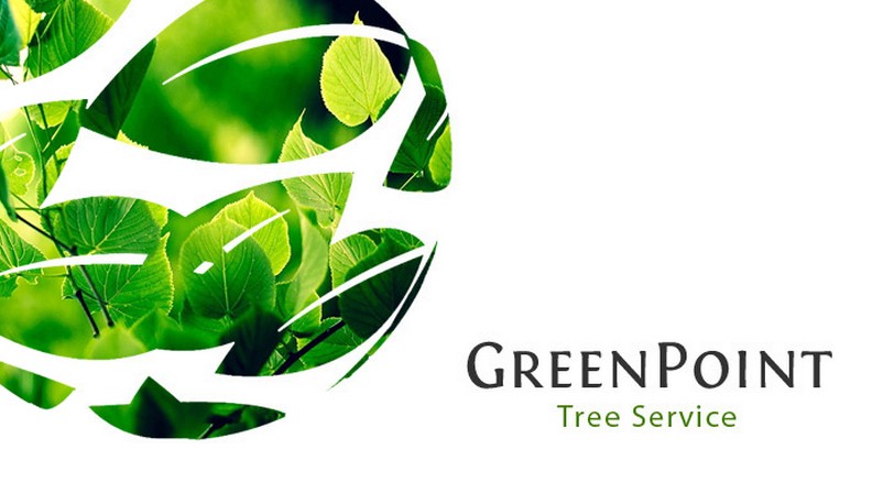 GreenPoint 綠點景觀綠化服務(wù)公司標(biāo)志設(shè)計1-尚略廣告標(biāo)志設(shè)計公司
