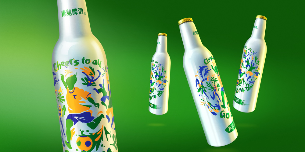 青島啤酒世界杯限量版包裝設(shè)計欣賞——上海尚略廣告包裝設(shè)計公司，上海營銷策劃公司，上海品牌策劃公司，上海品牌設(shè)計公司