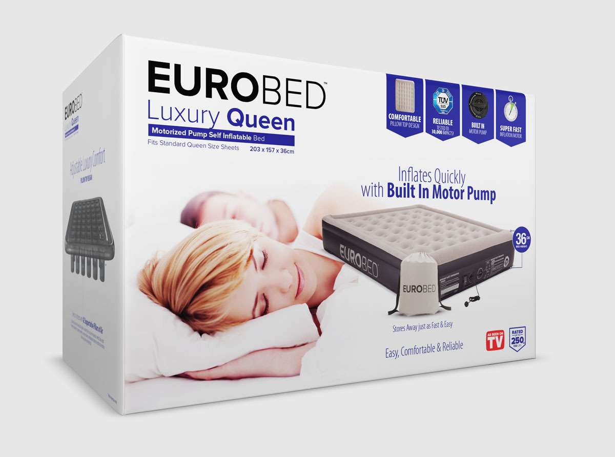 上海包裝設(shè)計公司設(shè)計分享——EuroBed 空氣(充氣)床墊包裝設(shè)計1 上海包裝設(shè)計公司設(shè)計分享——EuroBed 空氣(充氣)床墊包裝設(shè)計1