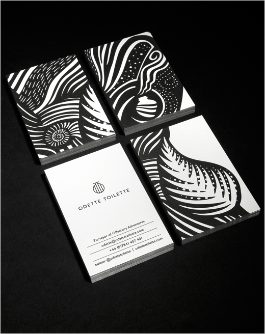 Odette 香水黑白色風(fēng)格VI設(shè)計(jì)品牌視覺形象設(shè)計(jì)-上海VI設(shè)計(jì)公司4