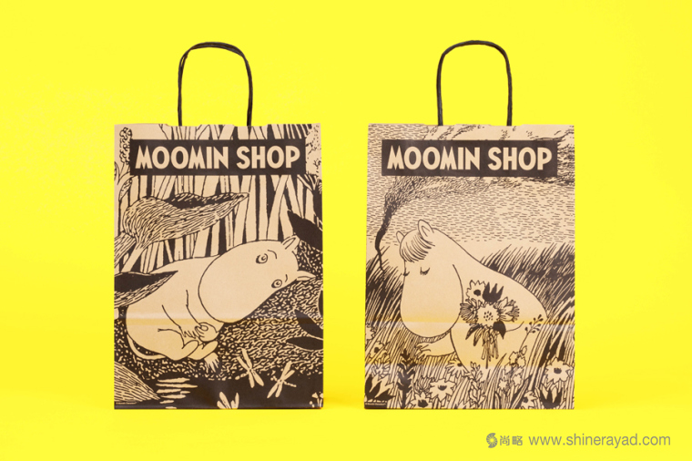 Moomin 姆敏一族卡通手繪漫畫風格牛皮紙紙袋設(shè)計-上海平面設(shè)計公司-上海包裝設(shè)計公司1 Moomin 姆敏一族卡通手繪漫畫風格牛皮紙紙袋設(shè)計-上海平面設(shè)計公司-上海包裝設(shè)計公司1