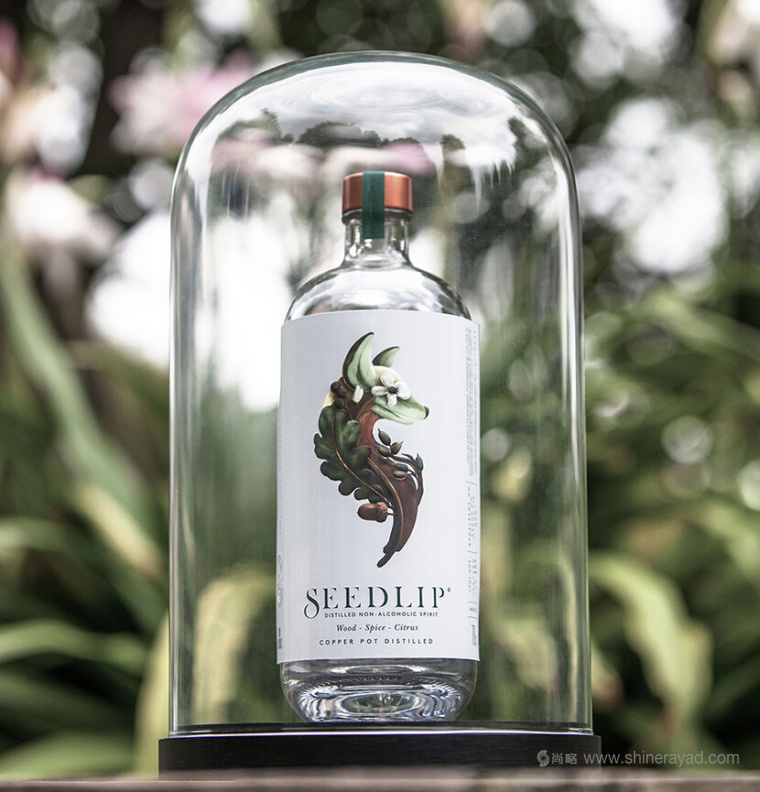 Seedlip 洋酒白酒調味酒飲料包裝設計-植物動物插畫設計-上海包裝設計公司5