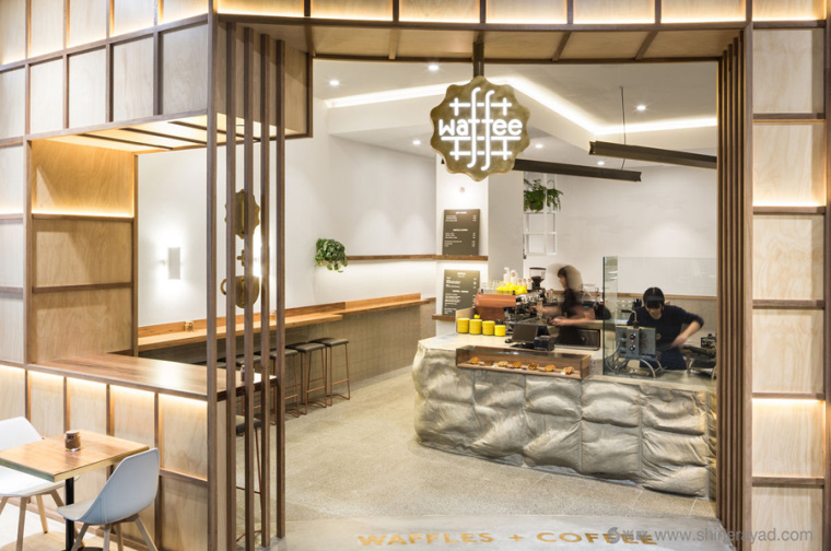 Waffee 咖啡餐飲連鎖店品牌VI視覺(jué)形象設(shè)計(jì)-店內(nèi)空間設(shè)計(jì)-上海餐飲VI設(shè)計(jì)公司