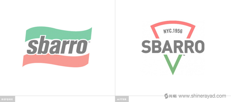 Sbarro 披薩連鎖店品牌LOGO設(shè)計(jì)-新舊LOGO對(duì)比-上海LOGO設(shè)計(jì)公司2 Sbarro 披薩連鎖店品牌LOGO設(shè)計(jì)-新舊LOGO對(duì)比-上海LOGO設(shè)計(jì)公司2