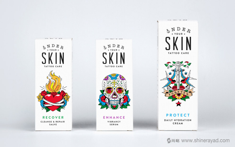 Skin 臉譜骷髏花朵護(hù)膚品化妝品包裝設(shè)計(jì)-上海包裝設(shè)計(jì)公司設(shè)計(jì)欣賞5