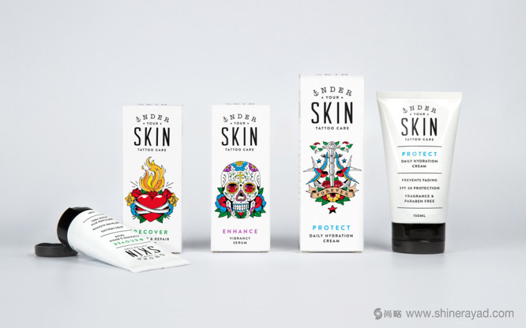Skin 臉譜骷髏花朵護(hù)膚品化妝品包裝設(shè)計(jì)-上海包裝設(shè)計(jì)公司設(shè)計(jì)欣賞4
