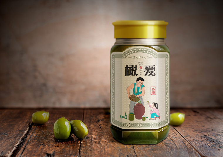 橄愛醋橄欖地方特產(chǎn)包裝設(shè)計-上海食品包裝設(shè)計公司包裝設(shè)計佳作欣賞3 橄愛醋橄欖地方特產(chǎn)包裝設(shè)計-上海食品包裝設(shè)計公司包裝設(shè)計佳作欣賞3