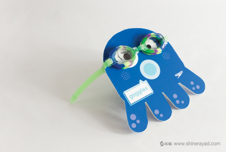 Speedo 兒童泳裝童裝鞋類海洋生物娛樂異型包裝盒造型設(shè)計-上海包裝設(shè)計公司包裝欣賞6