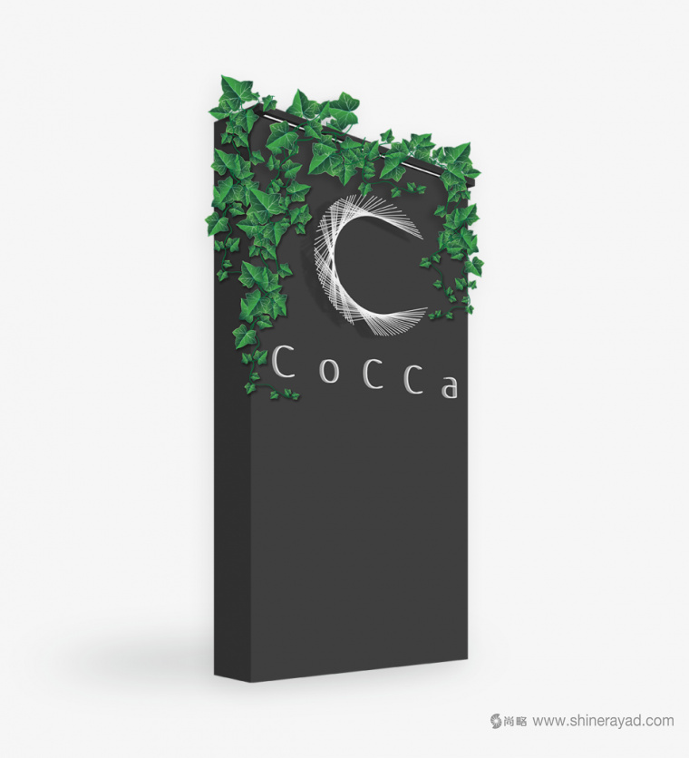 COCCA 時尚女鞋皮具品牌英文C字母logo設(shè)計-上海logo設(shè)計公司4