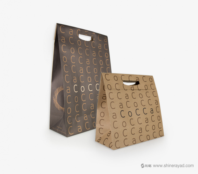 COCCA 時尚女鞋皮具品牌紙袋包裝設(shè)計2