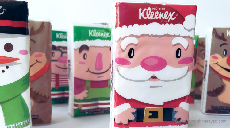 KLEENEX 圣誕節(jié)風格餐巾紙包裝設(shè)計-上海包裝設(shè)計公司3