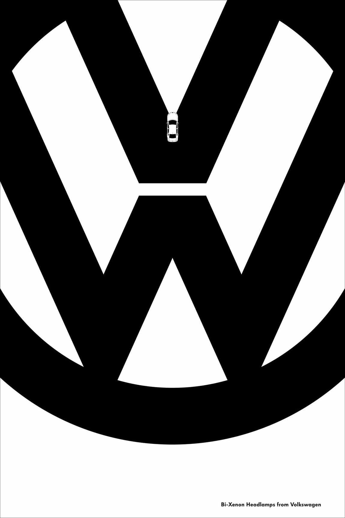 大眾汽車疝氣燈廣告-上海尚略廣告設(shè)計公司1