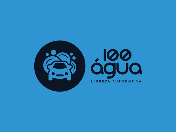 100água 汽車清洗養(yǎng)護品公司品牌logo設(shè)計-尚略廣告上海品牌設(shè)計公司 100água 汽車清洗養(yǎng)護品公司品牌logo設(shè)計-尚略廣告上海品牌設(shè)計公司