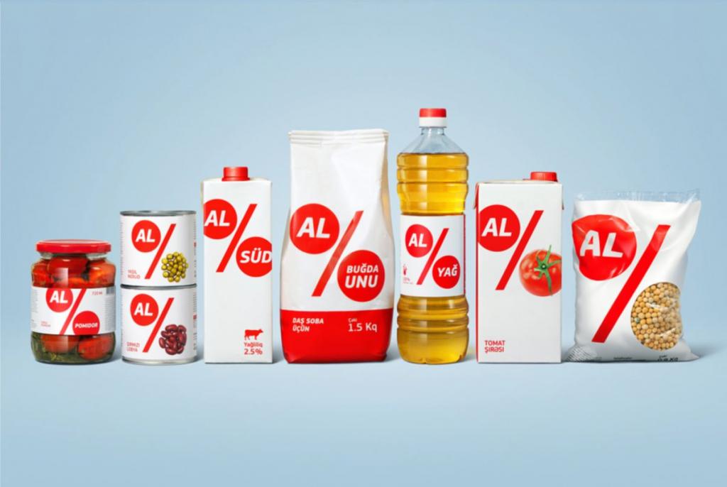 上海品牌設(shè)計公司分享：Al Market 廉價超市賣場品牌形象設(shè)計2-包裝設(shè)計