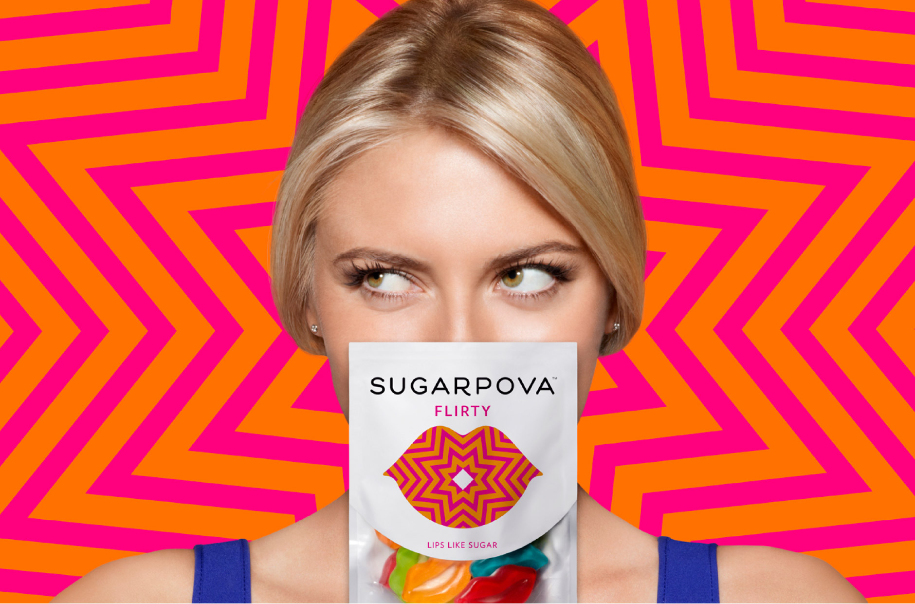 Sugarpova 薩拉波娃糖果店品牌形象設(shè)計3-包裝設(shè)計1-上海品牌策劃設(shè)計公司分享 Sugarpova 薩拉波娃糖果店品牌形象設(shè)計3-包裝設(shè)計1-上海品牌策劃設(shè)計公司分享