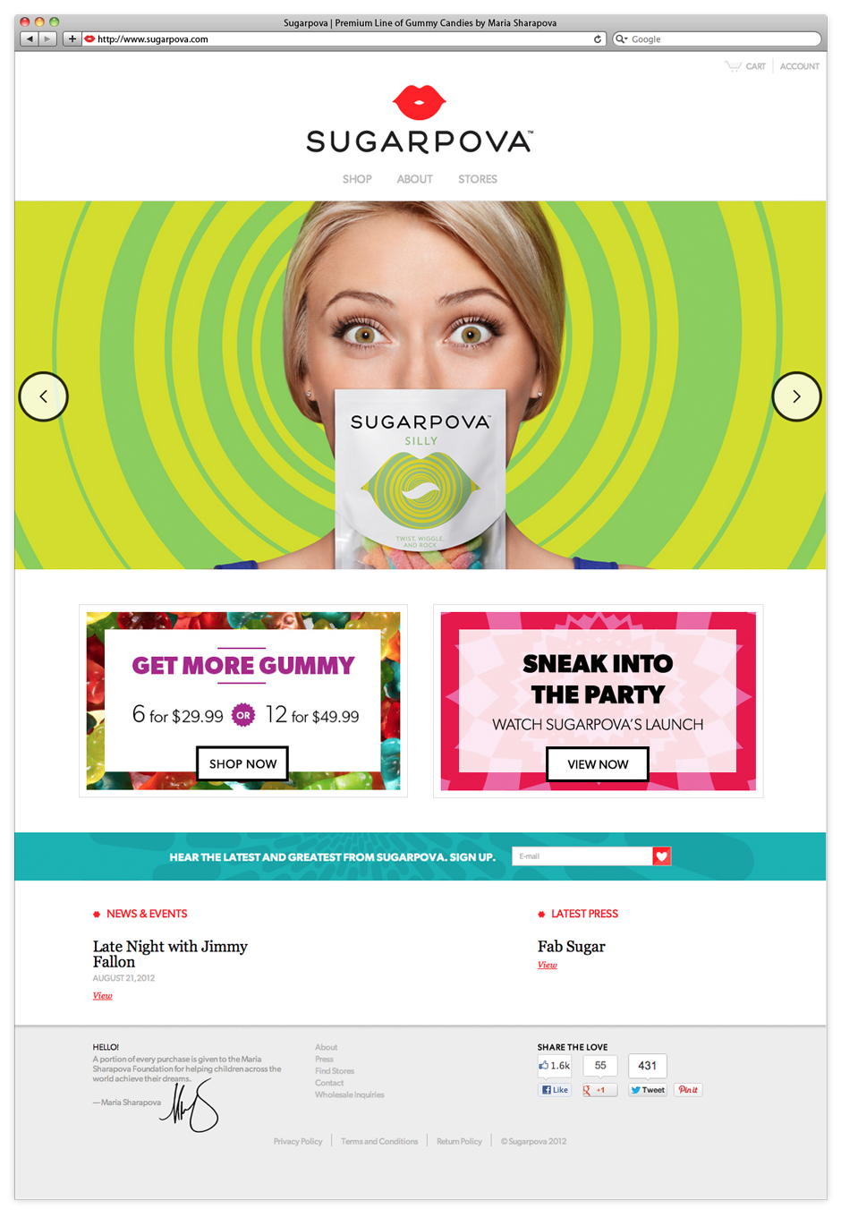 Sugarpova 薩拉波娃糖果店糖果品牌形象設(shè)計10-網(wǎng)站策劃設(shè)計5-上海品牌策劃設(shè)計公司分享