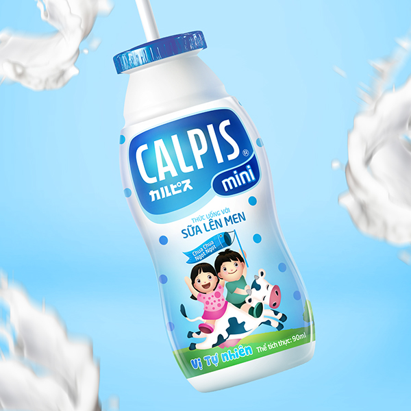 上海尚略包裝設(shè)計公司設(shè)計欣賞：Calpis 兒童酸奶牛奶包裝設(shè)計1