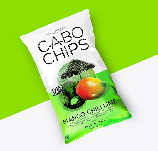上海包裝設(shè)計公司分享Cabo Chips休閑食品包裝設(shè)計2