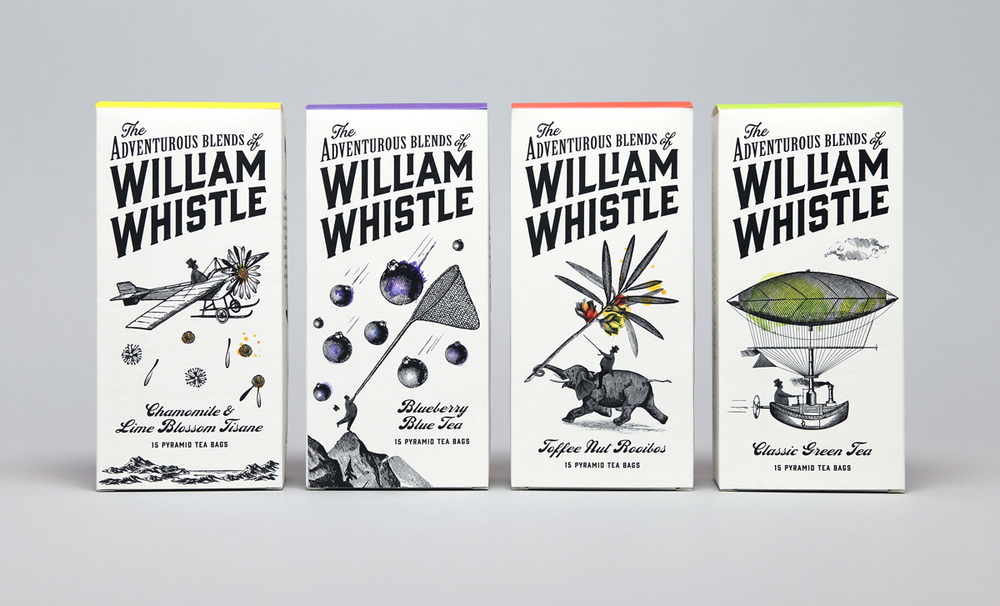 William Whistle 茶葉和咖啡品牌包裝設(shè)計(jì)2