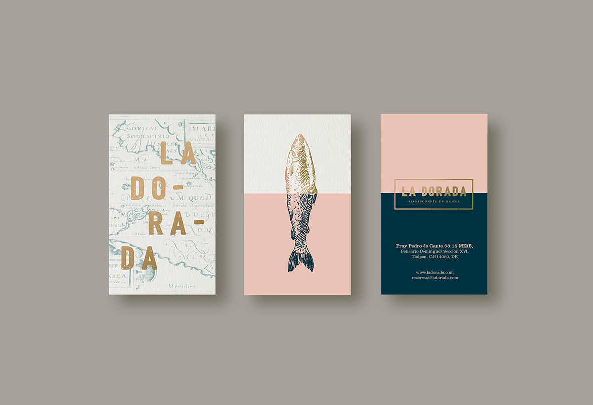 La Dorada 海洋餐廳品牌VI形象設(shè)計4