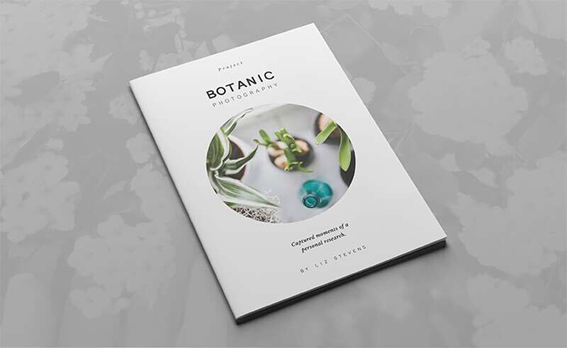 Botanic 植物園花草栽培園多圖畫冊設(shè)計(jì)版式1-封面設(shè)計(jì)