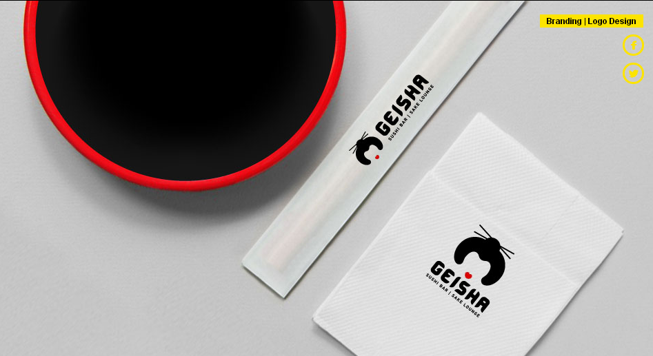 Geisha 藝伎壽司店餐飲logo設(shè)計品牌VI設(shè)計3