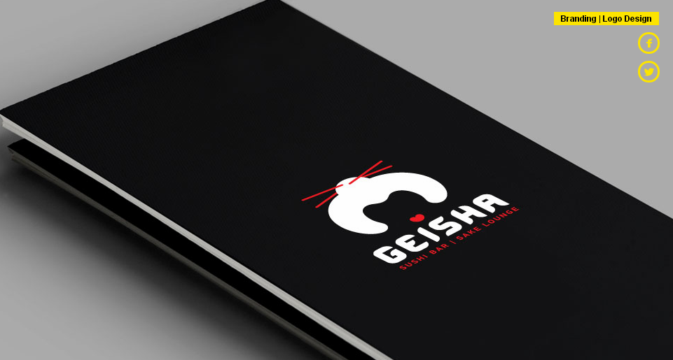 Geisha 藝伎壽司店餐飲logo設(shè)計品牌VI設(shè)計5
