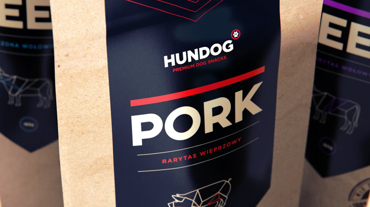HUNDOG 狗糧寵物食品包裝設(shè)計6