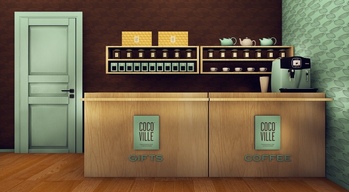 cocoville 冰淇淋巧克力 咖啡餐飲店品牌VI設(shè)計(jì)SI設(shè)計(jì)12 cocoville 冰淇淋巧克力 咖啡餐飲店品牌VI設(shè)計(jì)SI設(shè)計(jì)12