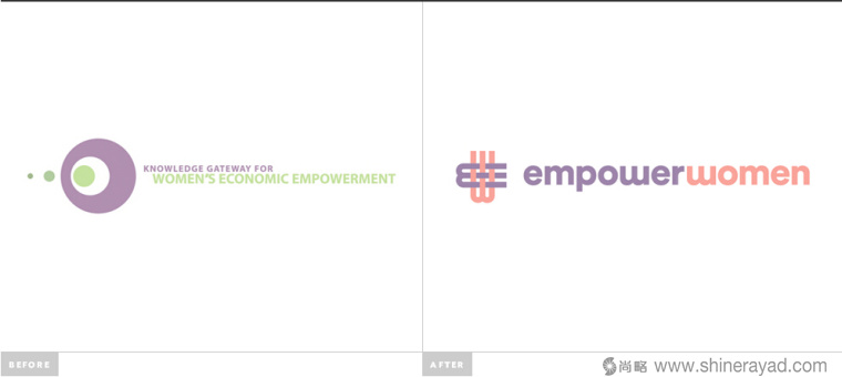 公益機構(gòu)EmpowerWomen 婦女權(quán)益促進(jìn)會標(biāo)志設(shè)計-新舊標(biāo)志對比 公益機構(gòu)EmpowerWomen 婦女權(quán)益促進(jìn)會標(biāo)志設(shè)計-新舊標(biāo)志對比