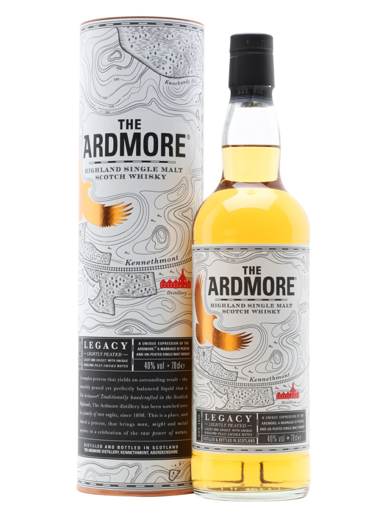 Ardmore 地圖插畫風(fēng)格高端威士忌白酒包裝設(shè)計1