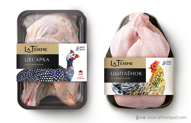 俄羅斯La Ferme冷凍雞肉包裝設(shè)計(jì) 俄羅斯La Ferme冷凍雞肉包裝設(shè)計(jì)