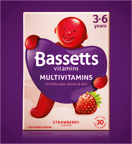 Bassetts兒童維生素品牌重塑包裝設(shè)計(jì)3 Bassetts兒童維生素品牌重塑包裝設(shè)計(jì)3