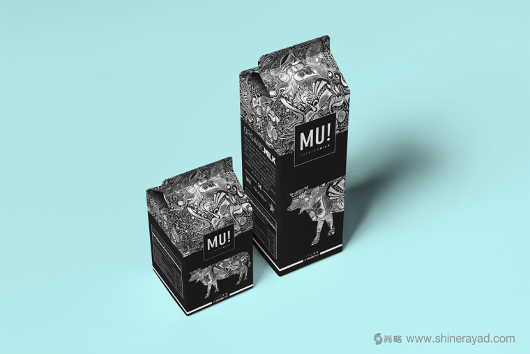 MU有機(jī)牛奶包裝設(shè)計與奶牛插畫設(shè)計-上海奶制品包裝設(shè)計公司設(shè)計欣賞4