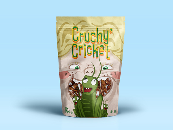 CRUCHY''''手指人物插畫設(shè)計(jì)卡通糖果包裝設(shè)計(jì)-上海包裝設(shè)計(jì)公司1