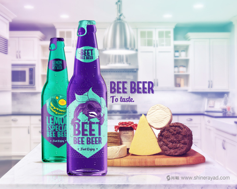 上海包裝設(shè)計(jì)公司欣賞：Bee Beer蜂蜜另類(lèi)啤酒包裝設(shè)計(jì)全系列圖片