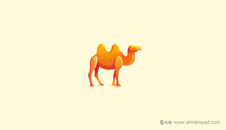 animals動物logo設計-上海LOGO設計公司設計欣賞-駱駝LOGO