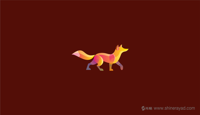 animals動物logo設(shè)計-上海LOGO設(shè)計公司設(shè)計欣賞-狐貍LOGO
