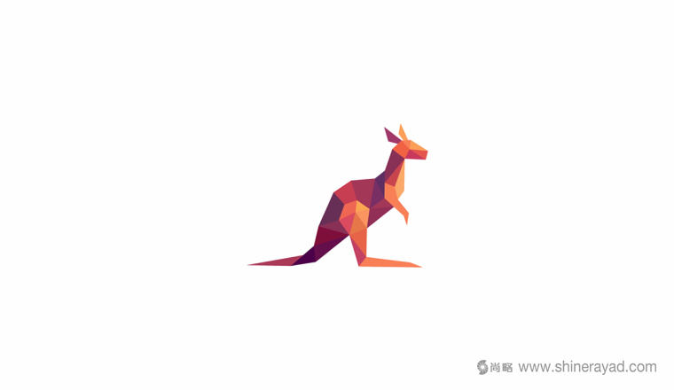animals動物logo設計-上海LOGO設計公司設計欣賞-袋鼠LOGO