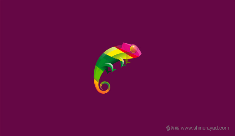 animals動物logo設計-上海LOGO設計公司設計欣賞-蜥蜴LOGO2