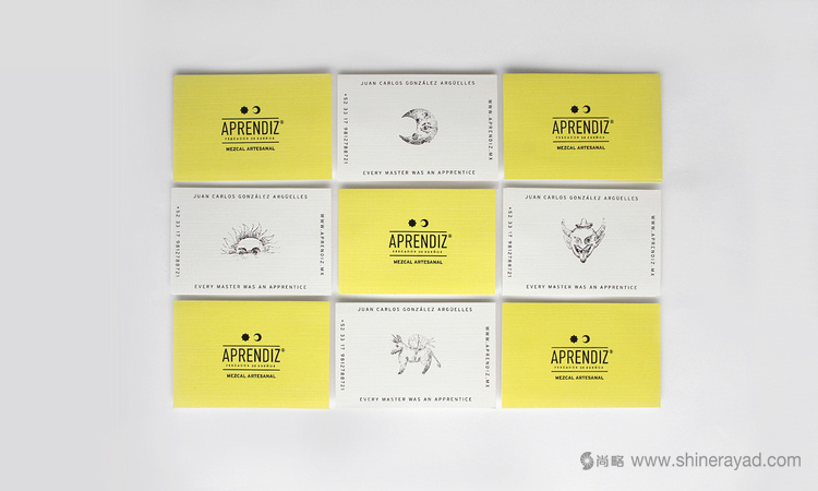 APRENDIZ Mezcal手繪插畫風(fēng)格龍舌蘭品牌形象設(shè)計(jì)9
