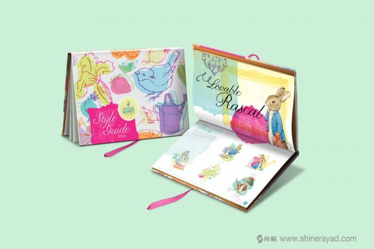 Peter Rabbit 小兔子兒童教育書籍品牌VI形象設(shè)計1