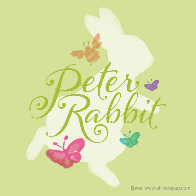 Peter Rabbit 小兔子兒童教育書籍品牌VI形象設(shè)計7