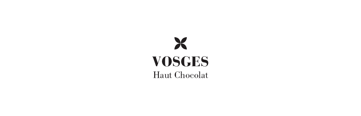 Vosges 松露巧克力花朵標(biāo)志設(shè)計