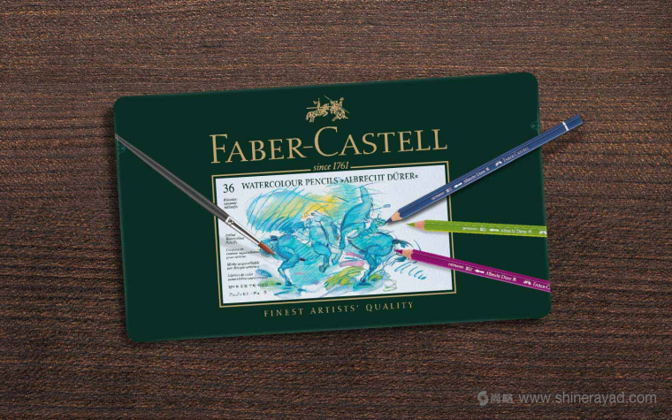 Faber-Castel 水彩筆畫(huà)筆文具品牌形象設(shè)計(jì)標(biāo)志設(shè)計(jì)3