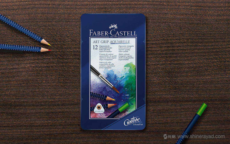 Faber-Castel 水彩筆畫(huà)筆文具品牌形象設(shè)計(jì)包裝設(shè)計(jì)8