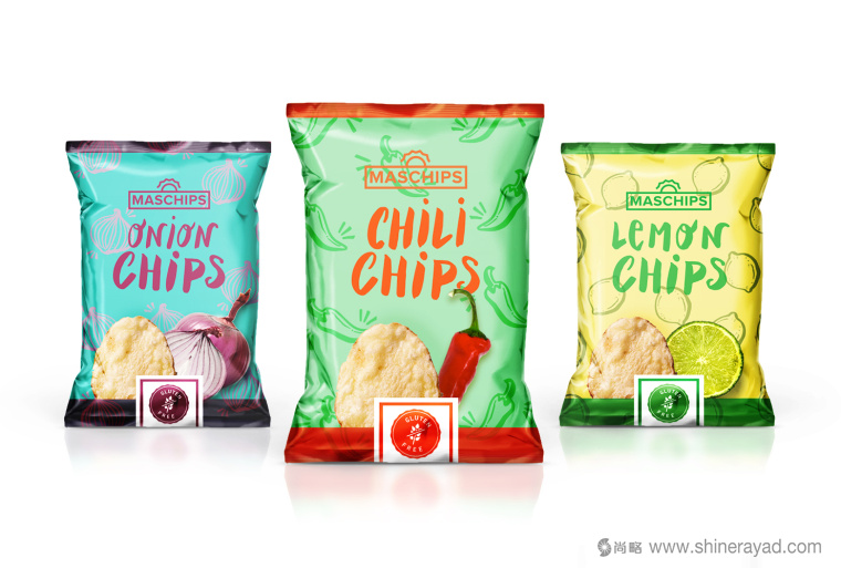 Maschips 薯片包裝設(shè)計(jì)全家福-上海包裝設(shè)計(jì)公司1